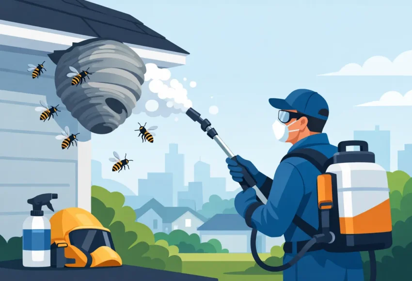 How to Get Rid of Wasp Nest Safely