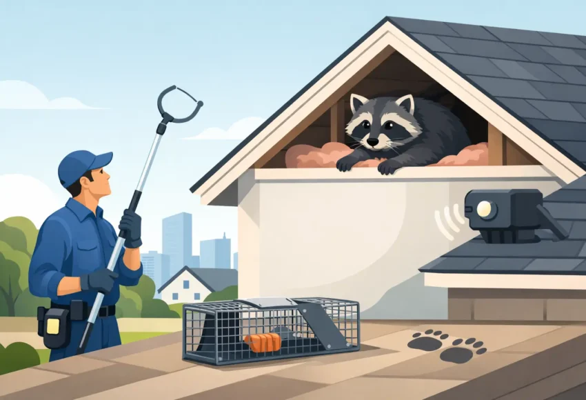 Raccoon Removal From Attic: What Works