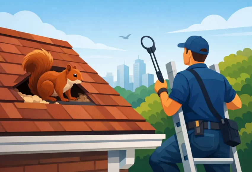 Squirrel Removal From Roof: What to Do Fast