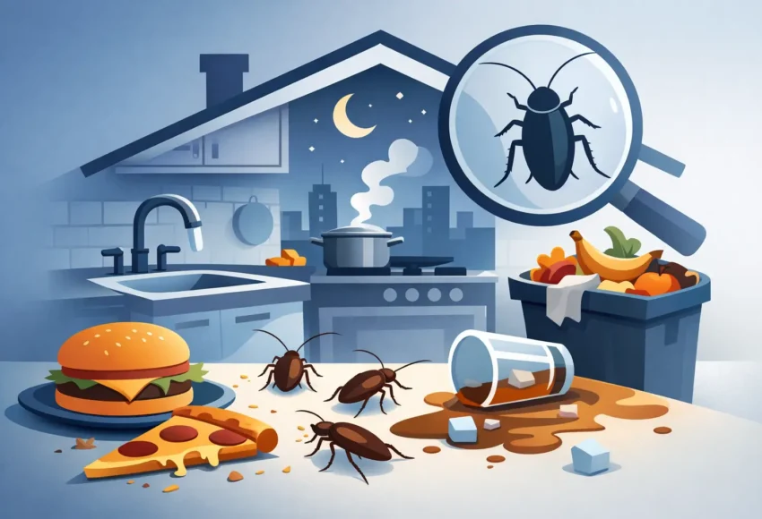 What Attracts Cockroaches in a House?