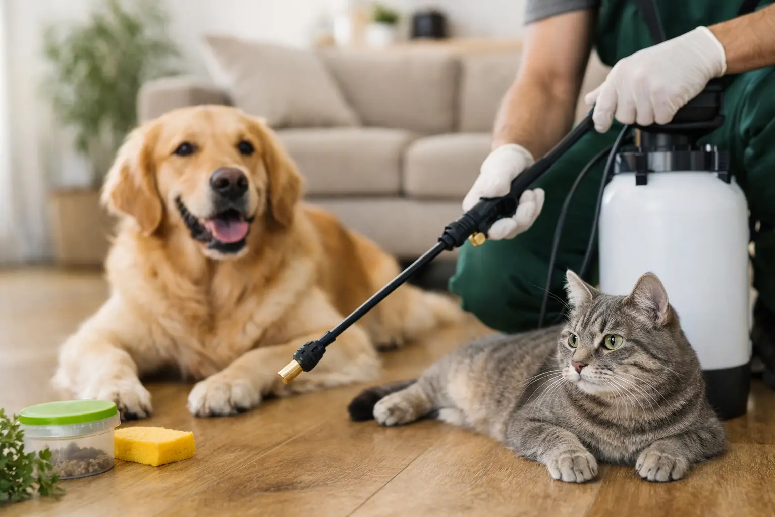 Safe Pest Control for Pets at Home