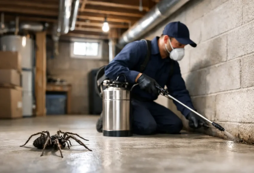 Spider Control in Basement That Lasts