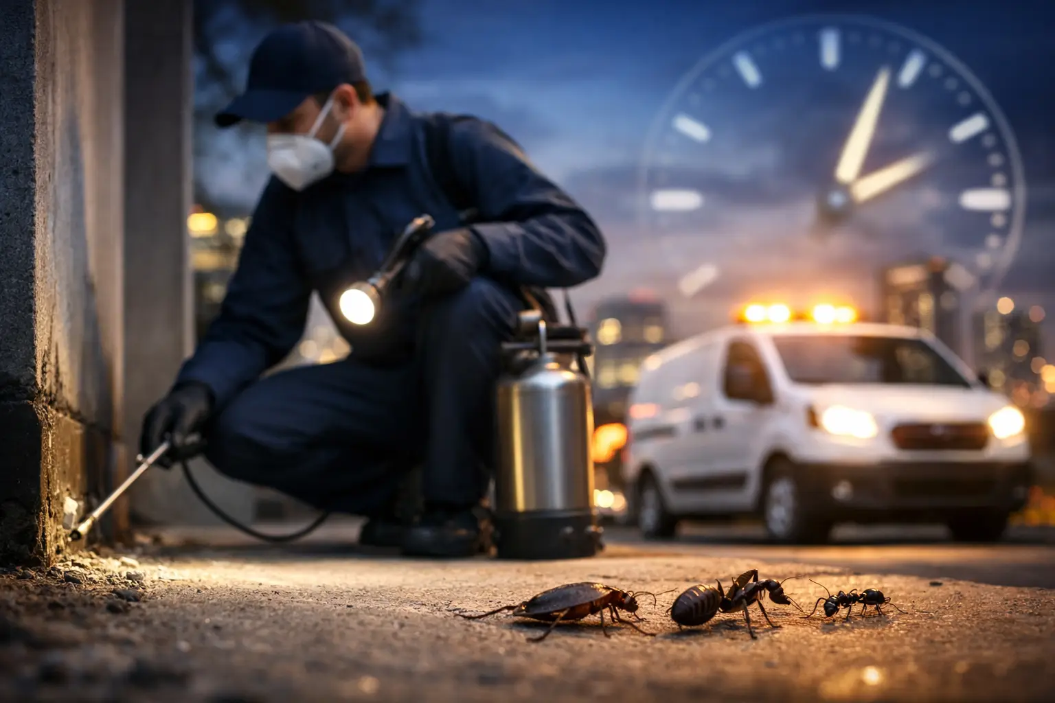 24 Hour Pest Control When Every Minute Counts