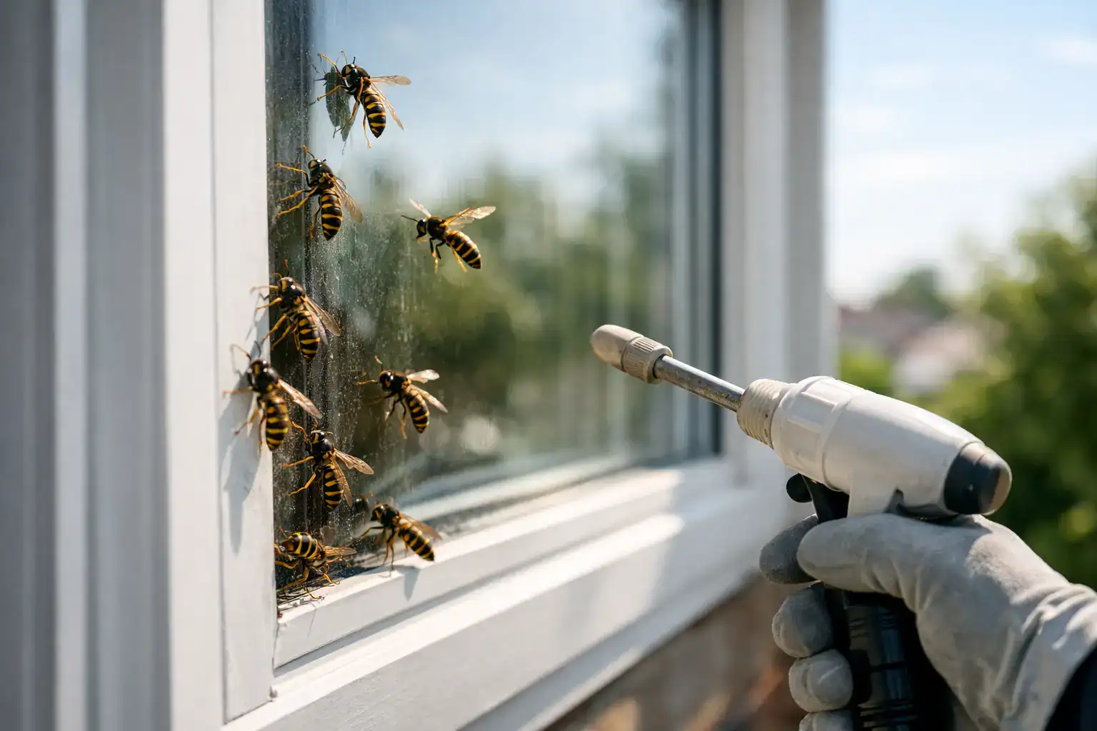 Why Are Wasps Around Windows? Causes and Fixes